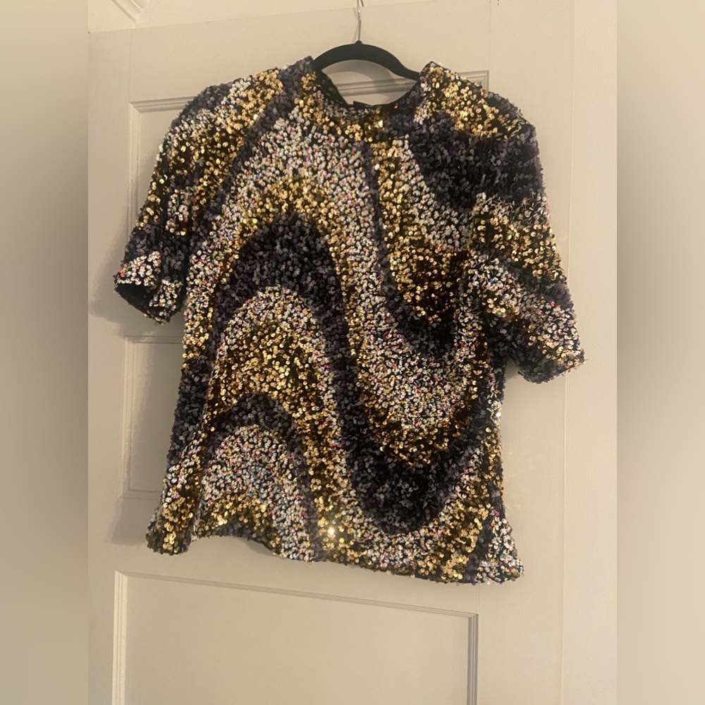 Maeve sequin top